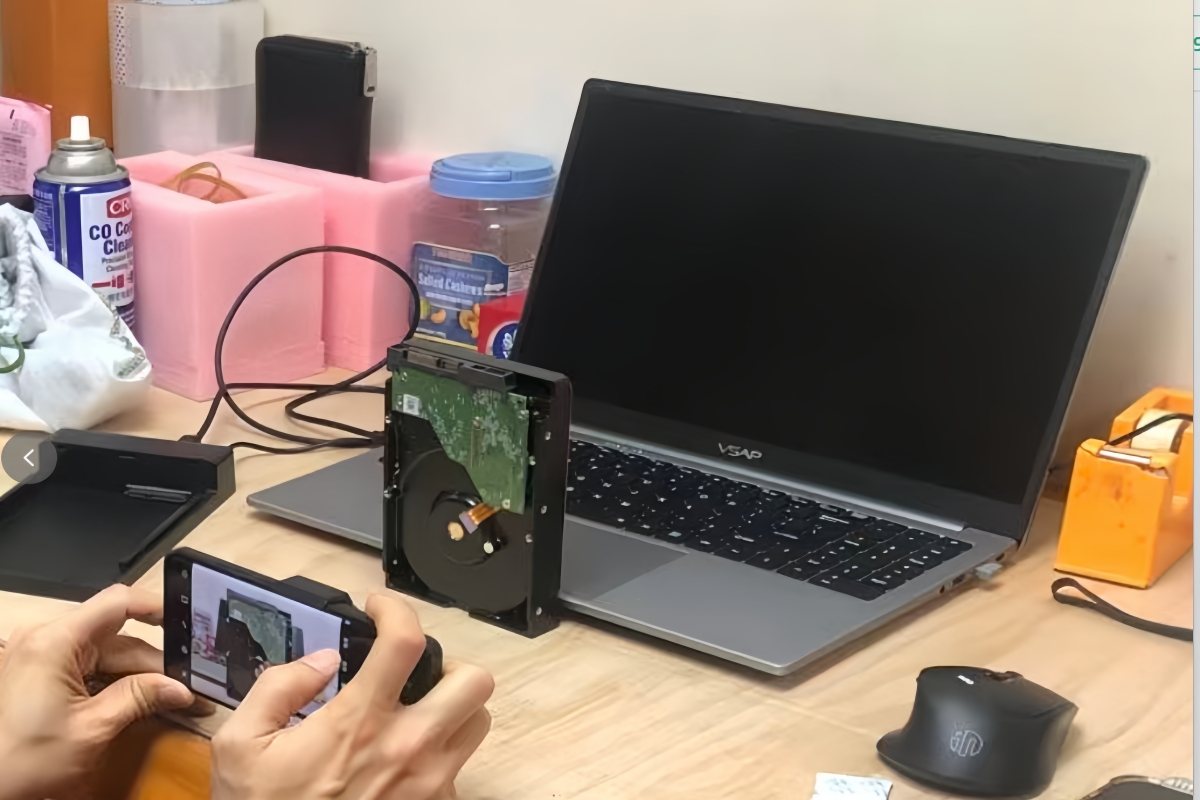 authencity verification of HDD in Hong Kong warehouse