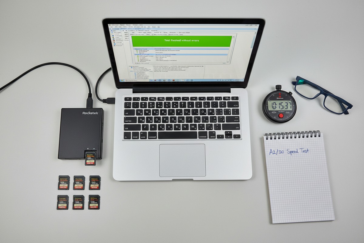 Software for Capacity Testing Testing microSDXC card capacity and speed using H2testw and CrystalDiskMark software (ID#3)