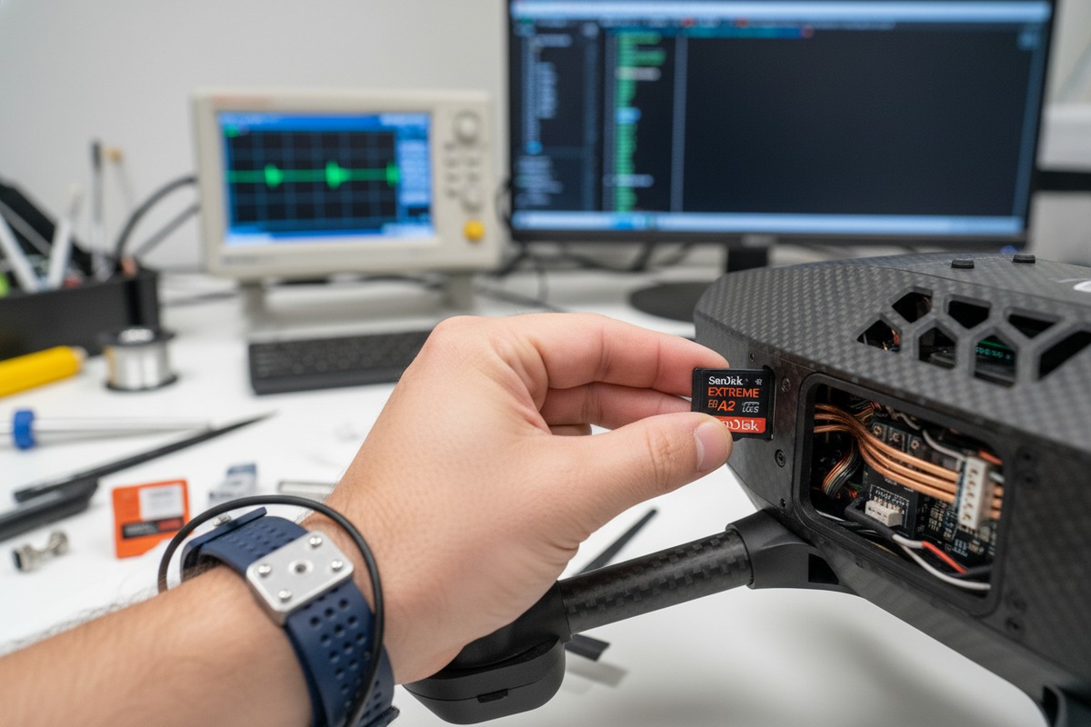 High performance A2 microSD card improving application loading and multitasking for hardware projects (ID#2)