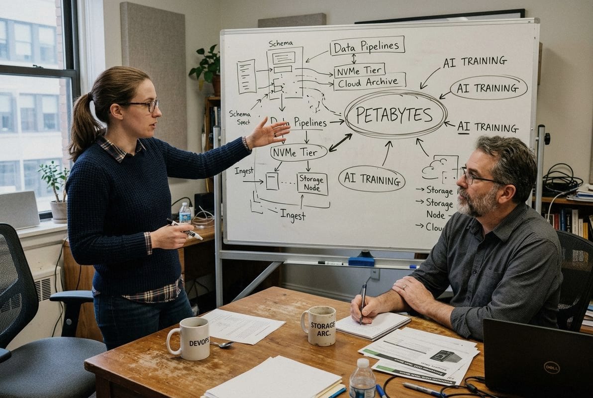 Large scale storage capacity planning for enterprise AI workloads and massive datasets (ID#2)