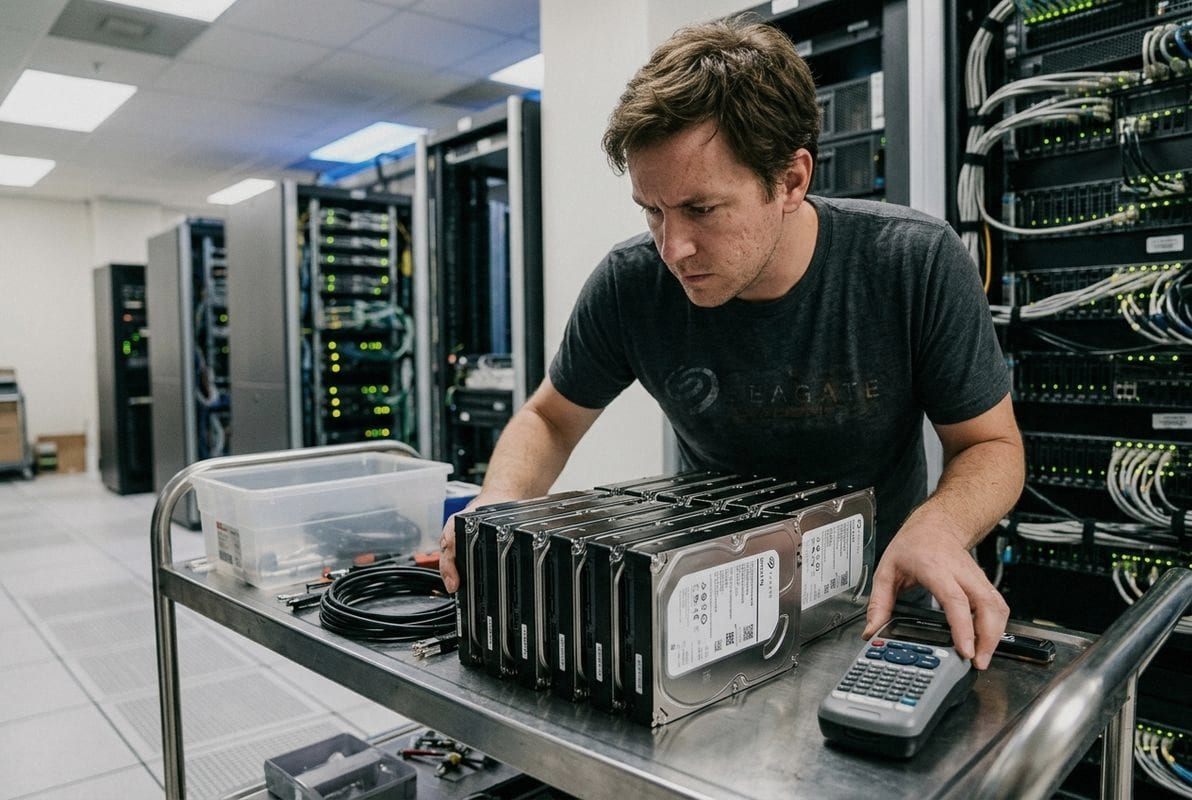 Enterprise Storage for AI High-capacity enterprise HDDs for continuous AI training and inference workloads in data centers (ID#3)